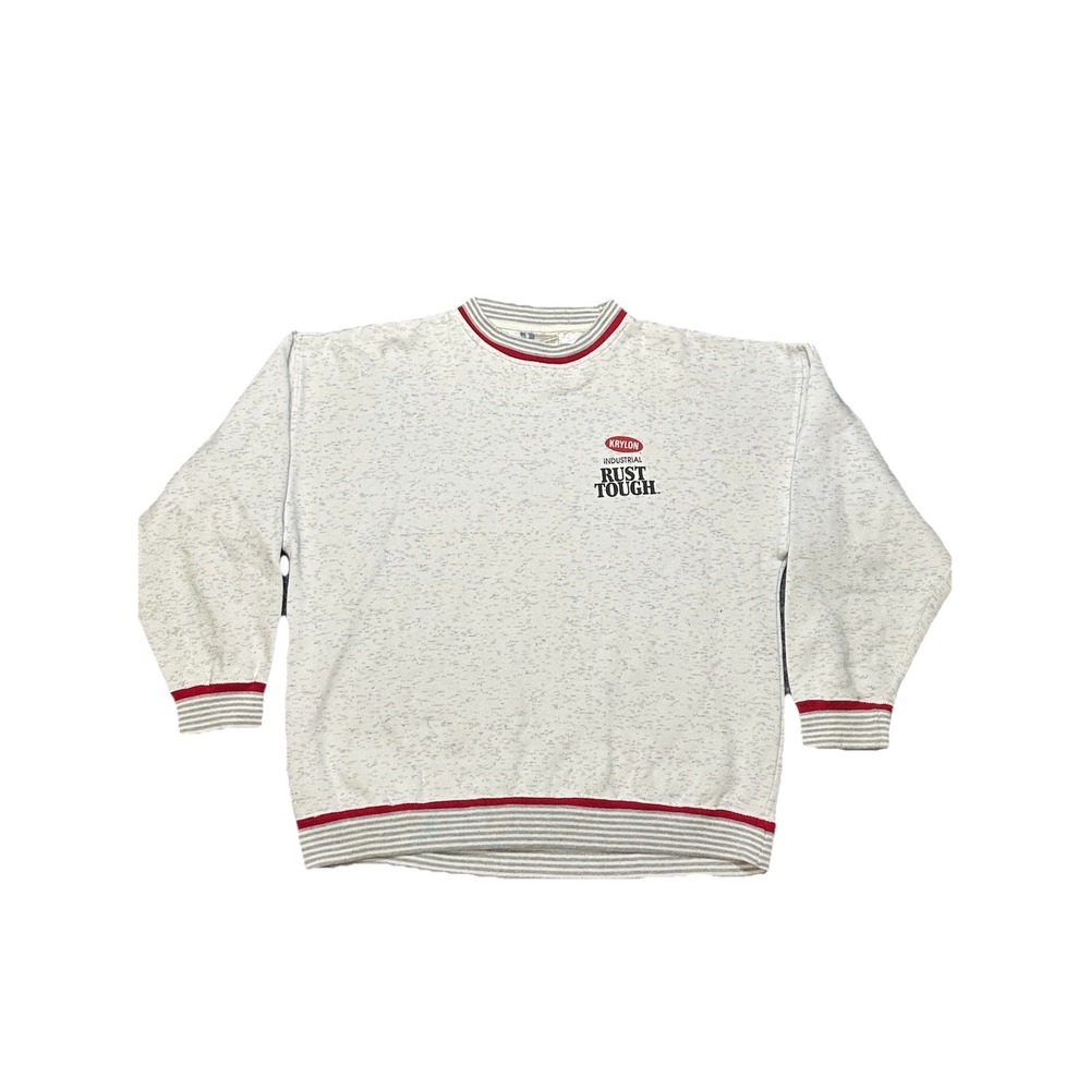 Vintage Krylon Spray Paint Crewneck Sweatshirt Size XL‎ Grey Promo